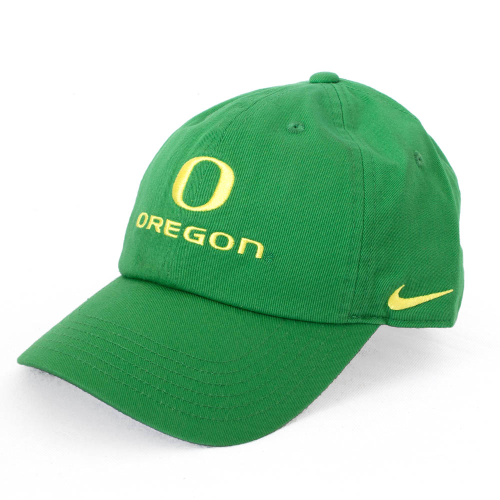 Classic Oregon O, Nike, Green, Curved Bill, Accessories, 2025, Adjustable, Hat, 871809